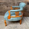 Fantastic Edwardian Upholstered Salon Armchair