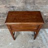Antique 19th Century Oak Sewing Work Box Table