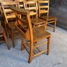 19th Century Elm Chapel Chairs