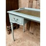 Vintage Leatherette Topped Painted Desk