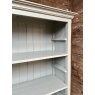 Vintage Large Painted Mahogany Open Bookcase