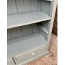 Vintage Large Painted Mahogany Open Bookcase