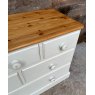 Contemporary Rustic Painted Solid Pine Chest Of Drawers