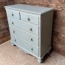 Victorian Imposing Painted Mahogany Chest Of Drawers