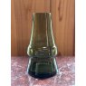 Mid Century Scandinavian Riihimake 'Piippu' Green Glass Vase