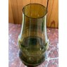 Mid Century Scandinavian Riihimake 'Piippu' Green Glass Vase