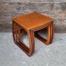 Vintage Mid Century Danish Teak Nest Of Coffee Tables