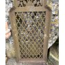 Fantastic Antique Large Lattice Cast Iron Window