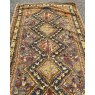 Antique Late 19th Century Persian Wool Runner Rug Hamadan