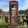 Reclaimed British Post Office Red Telephone Box