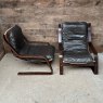 Retro 1970's Cantilever Sling Armchairs
