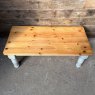 Vintage Solid Pine Farmhouse Style Coffee Table