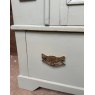 Antique Edwardian Painted Small Wardrobe