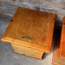 Vintage Unusual Waxed Pine Slide Top Cabinets