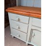 Antique Victorian 19th Century Painted Pine Dresser
