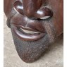 Large Vintage African Hand Carved Tribal Mask