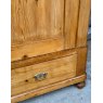 Fantastic Vintage Waxed Pine Armoire Cupboard