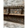 Impressive Antique 19th Century "Kings" Carved Oak Fireplace Surround