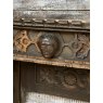 Impressive Antique 19th Century "Kings" Carved Oak Fireplace Surround