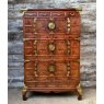 Excellent Vintage Elm Korean Tansu Cabinet