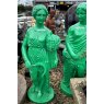 Painted Cast Iron Four Seasons Statues