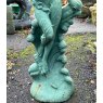 Finely Cast Painted Iron Elegant Women Statue