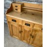 Impressive Art Nouveau Stripped Pine Sideboard