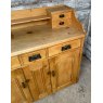 Impressive Art Nouveau Stripped Pine Sideboard