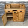Impressive Art Nouveau Stripped Pine Sideboard