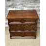 Antique 18th Century Charles II Style English Oak Chest Of Drawers