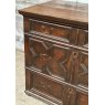 Antique 18th Century Charles II Style English Oak Chest Of Drawers