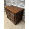 Antique 18th Century Charles II Style English Oak Chest Of Drawers