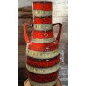 Impressive Retro 1970's West German Double Handle Vase