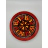 Vintage Poole Pottery Delphis Round Plate 8"