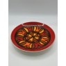 Vintage Poole Pottery Delphis Round Plate 8"