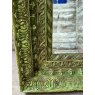 Large Finely Carved Vibrant Painted Teak Mirror