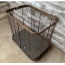 Vintage Metal Mesh Large Log Basket