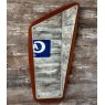 Vintage Mid Century Danish Teak Framed Mirror