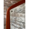 Vintage Mid Century Danish Teak Framed Mirror