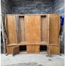 Imposing Large Antique Georgian English Elm Bacon Settle