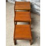 Vintage Mid Century Teak Nest Of Coffee Tables