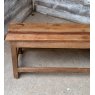 Vintage Rustic Hardwood Gymnasium Bench
