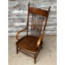Fine Antique 19th Century American Ash Bentwood Armchair