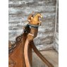 Antique Folk Art 19th Century Continental Carved Hardwood Sleigh