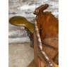 Antique Folk Art 19th Century Continental Carved Hardwood Sleigh