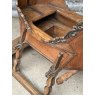 Antique Folk Art 19th Century Continental Carved Hardwood Sleigh