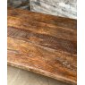 Fantastic Vintage Rustic Teak Large Dining Table