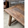 Fantastic Vintage Rustic Teak Large Dining Table