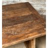 Fantastic Vintage Rustic Teak Large Dining Table