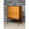 Fantastic Tall Alfred Cox Mid Century Teak Chest Of Drawers